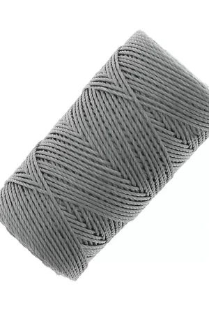 Vendita Finale Fil C-LON Fine Weight Bead Cord 0.4 mm - Gray x45m