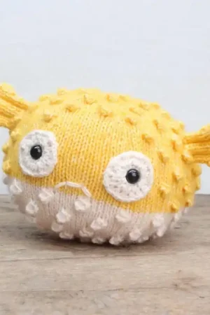 Kit per Lavorare a Maglia - Pesce Palla Bart - Hardicraft Soddisfatti O Rimborsati