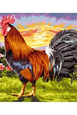 Canovaccio antico - Il canto del gallo - Luc Créations Spedizione Gratuita