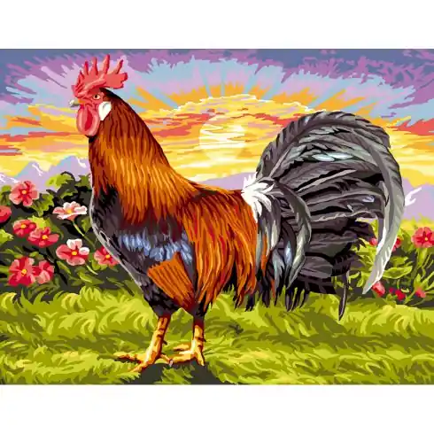 Canovaccio antico - Il canto del gallo - Luc Créations Spedizione Gratuita