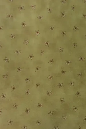 Occasione Imperdibile Henry Glass, My Favorite Things by Anni Downs - Tessuto Verde con Fiorellini