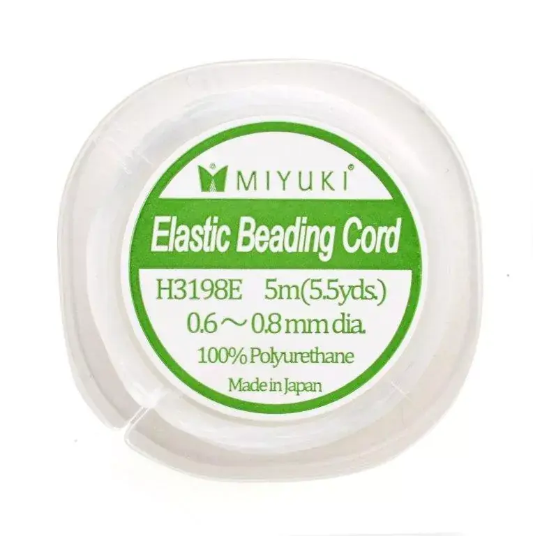 Miyuki Elastic Beading Cord 0.6 - 0.8 mm Blanc x5 m Ultima Occasione