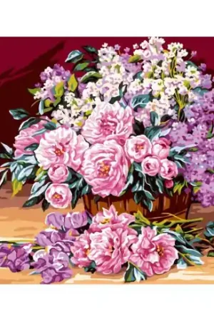 Ordina Subito Canovaccio antico - Mazzo di peonie - Luc Créations