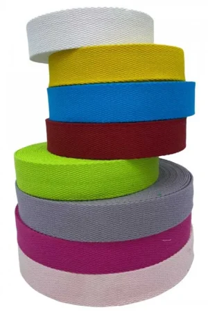 Nastro cinta in cotone naturale per borse alta 3 cm Economico