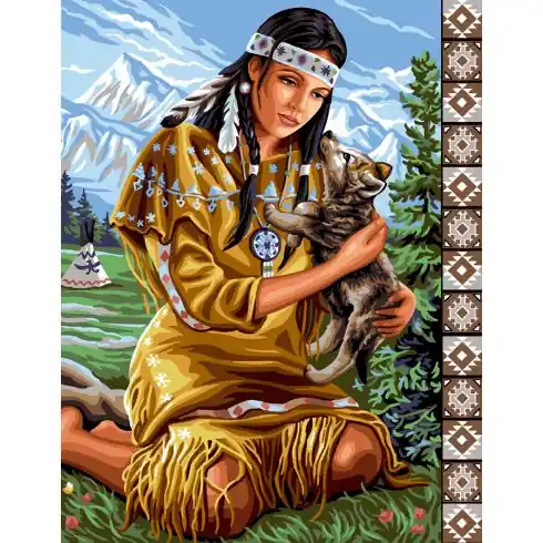 Canovaccio antico - L'indiano e il lupo - Luc Créations Promo Stagionale