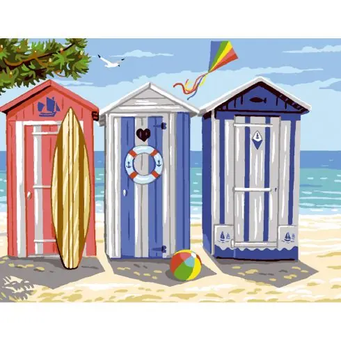 Canovaccio antico - Cabine sulla spiaggia - Luc Créations Soddisfatti O Rimborsati