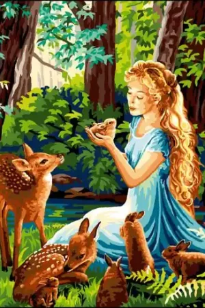 Prezzo Ridotto Canovaccio antico - Il mistero della foresta - Luc Créations