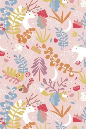 Tessuto Katia Popeline - Noël Polar Bear Vendita Finale