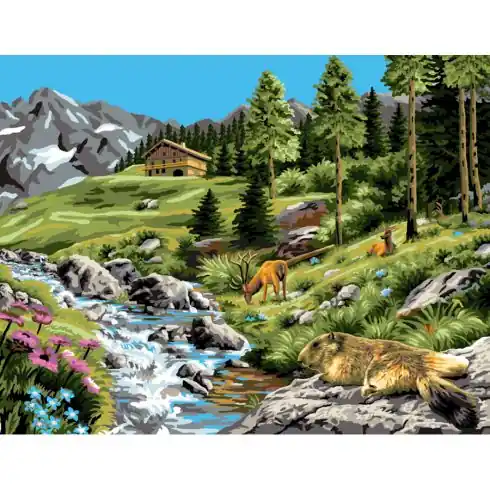 Prezzo Scontato Canovaccio antico - Il torrente - Luc Créations