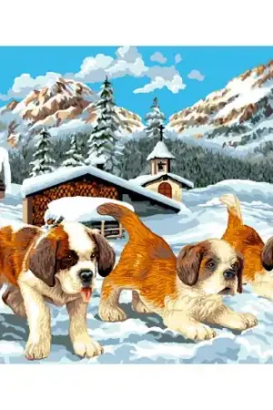 Canovaccio antico - Cuccioli Santo Bernard - Luc Créations Più Venduto