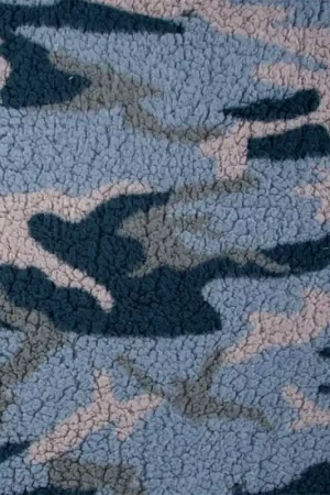 Offerta Limitata Tessuto Sherpa Katia - Camouflage