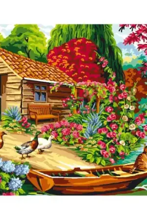 Canovaccio antico - La capanna del pescatore - Luc Créations Offerta Lampo