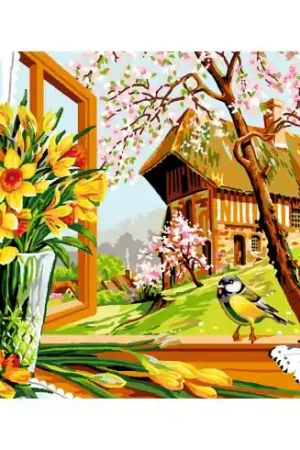 Solo Oggi Canovaccio antico - La primavera al fenètre - Luc Créations