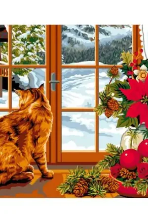 Acquista Ora Canovaccio antico - L'inverno alla finestra - Luc Créations