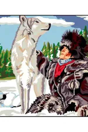 Canovaccio antico - Lupo e eschimese - Luc Créations Compra Adesso