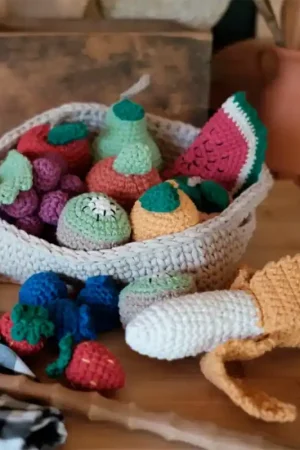 Non Perdere Kit Amigurumi Cesto di Frutta - Hoooked