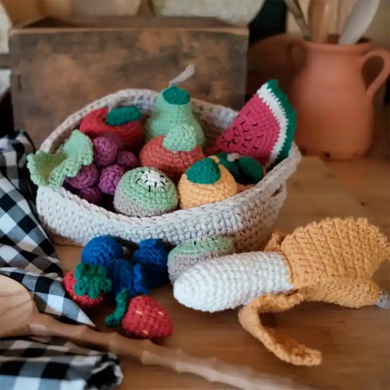 Non Perdere Kit Amigurumi Cesto di Frutta - Hoooked