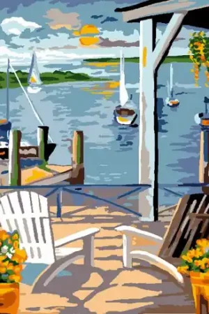 Prezzo Scontato Canovaccio antico - Faccia al mare - Luc Créations