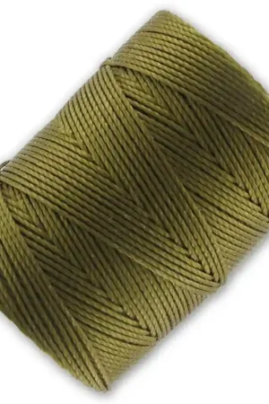 Fil C-LON Beading Cord 0,50 mm Golden Olive x84m Popolare
