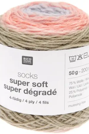 Scelto Dai Clienti Rico Design Socks Super Soft Super Dégradé 4 Ply