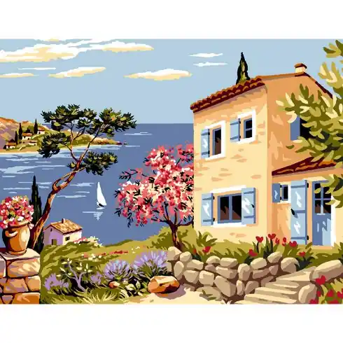 Più Venduto Canovaccio antico - Mattinata soleggiata - Luc Créations