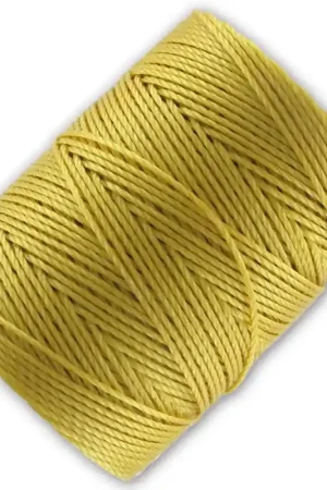 Subito Disponibile Fil C-LON Beading Cord 0,50 mm Light Maize x84m