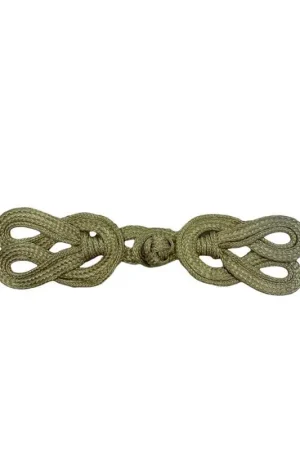 Novità Alamaro Nodo Lurex Filo Oro Ricamati Soutage 14,5x4 Cm