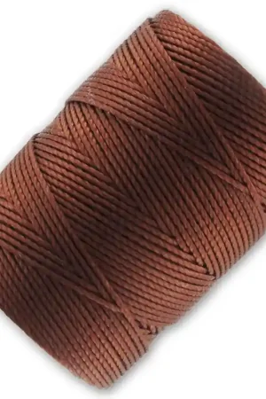 Subito Disponibile Fil C-LON Beading Cord 0,50 mm Mahogany x84m