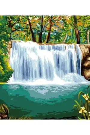 Canovaccio antico - La cascata - Luc Créations Occasione Imperdibile