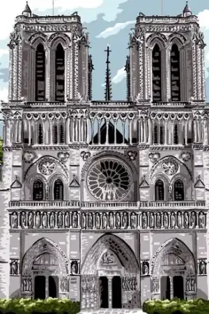 Canovaccio antico - La nostra signora di Parigi - Luc Créations Consegna Rapida