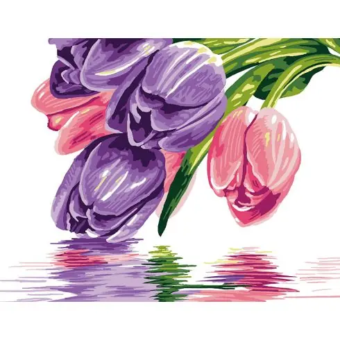 Canovaccio antico - I tulipani - Luc Créations Offerta Speciale