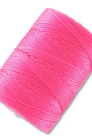 Vendita Finale Fil C-LON Beading Cord 0,50 mm Neon Pink x84m
