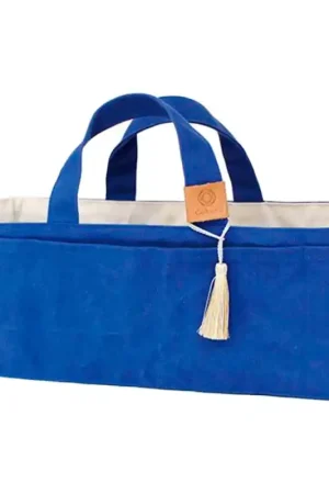 Spedizione Espresso Borsa Tote Canvas Blu Giapponese - Cohana