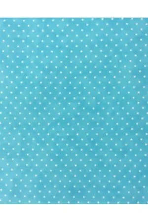 Saldi Moda Fabrics Essential Dots - Tessuto Turchese Sfumato a Pois