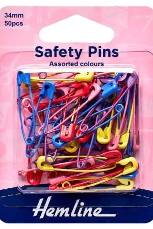 Spille da Balia Colorate 34 mm - Hemline Super Prezzo