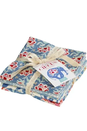 Promo Stagionale Tilda Fat Quarter Bundle Circus Blue, 5pz