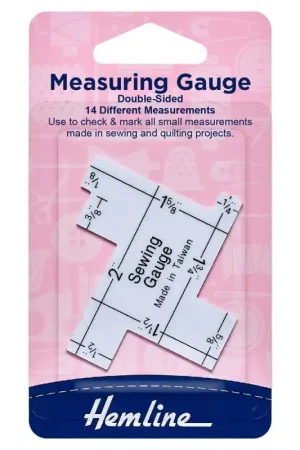 Offerta Speciale Calibro Misuratore per Cucito con 14 Misure - Hemline