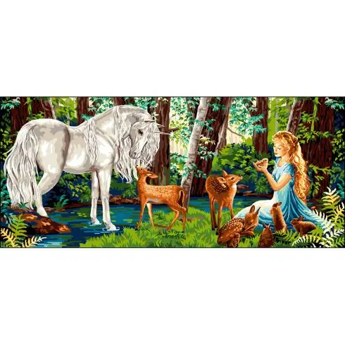 Canovaccio antico - La foresta incantata - Luc Créations Ultima Occasione