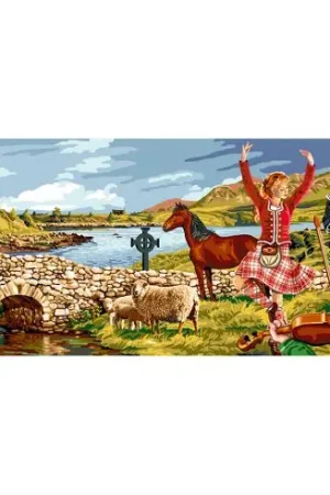 Canovaccio antico - I laghi del Connemara - Luc Créations Nuovo Arrivo