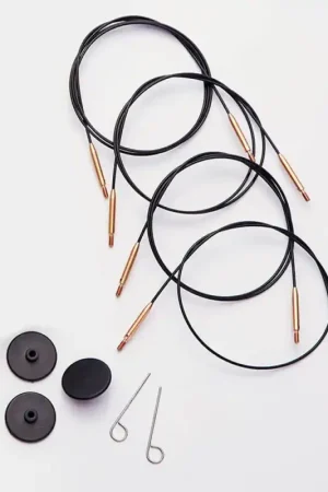 Cavi per Ferri Circolari in ​​Acciaio Rotanti a 360° di KnitPro - KnitPro Promozione Esclusiva