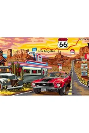 Consegna Rapida Canovaccio antico - Route 66 - Luc Créations