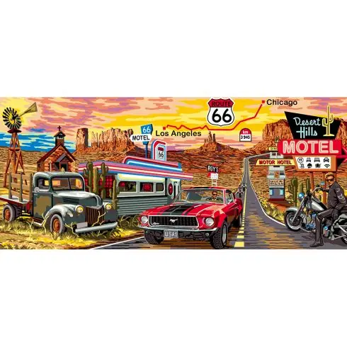 Consegna Rapida Canovaccio antico - Route 66 - Luc Créations