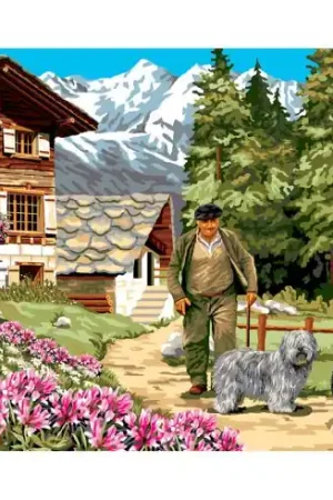 Canovaccio antico - Passeggiata in montagna - Luc Créations Popolare