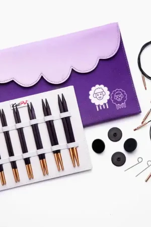 Prezzo Conveniente Set di Ferri Circolari Intercambiabili Deluxe 13 cm J' Adore - KnitPro
