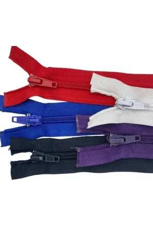 Cerniera Chiusura Zip Spirale Nylon Catena N°6 Divisibile 2 Cursori Lunga Cm 75 Affare