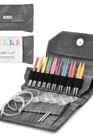 Set di Ferri Circolari Intercambiabili Colour Collection - Lykke Esclusivo