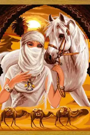 Offerta Lampo Canovaccio antico - Principessa del deserto - Luc Créations