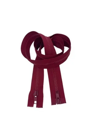 Cerniera Chiusura Zip Pressofusa Denti Plastica 2 Cursori Divisibile Lunga Cm 90 Subito Disponibile