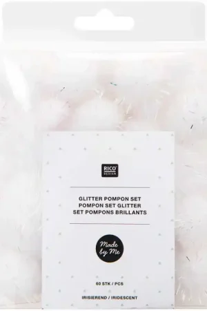 Sconto Pack da 60 Pompon Brillanti - Rico Design