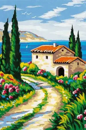 Direttamente Dal Produttore Canovaccio antico - Il sole del Mediterraneo - Margot de Paris